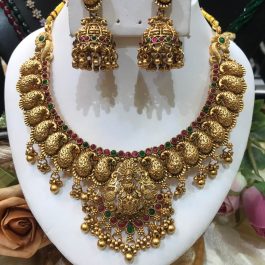 Jewels Of Nepal Gold Tone Brass Temples Sets For Women