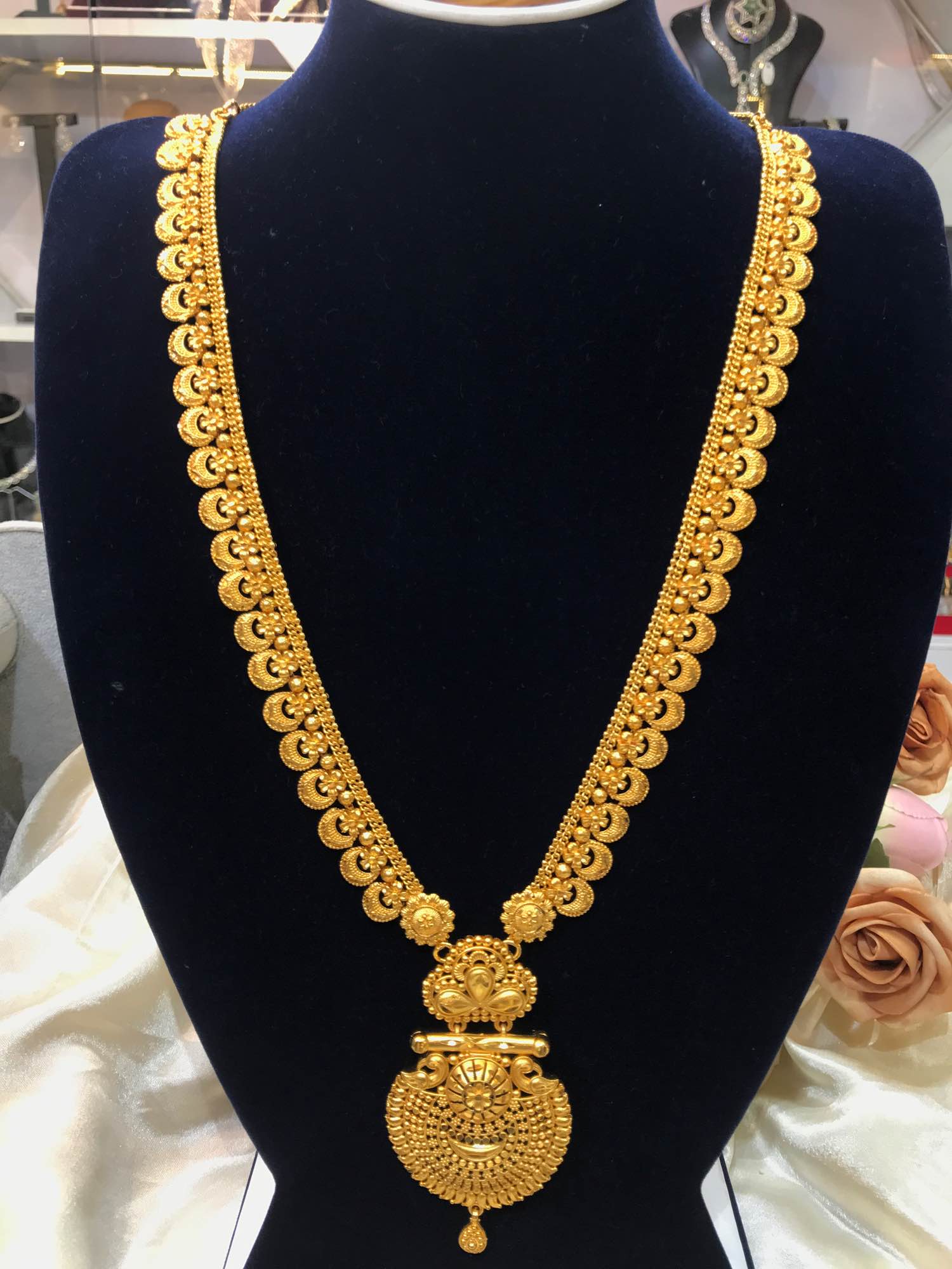 Jewels Of Nepal 18K Gold Plated Long Necklace For Women - Image 3