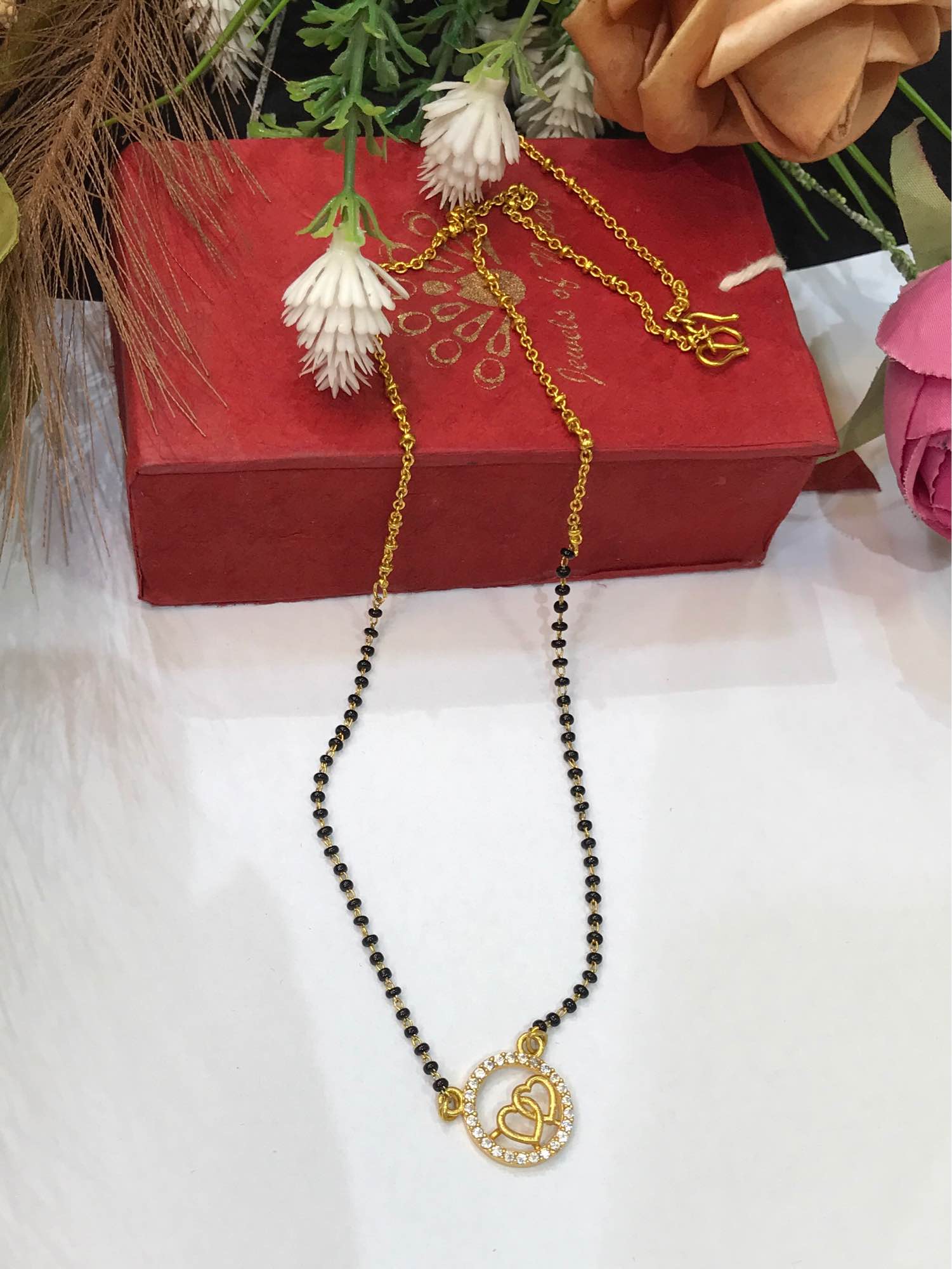 Jewels Of Nepal Gold Plated Mangalsutra For Women - Image 3