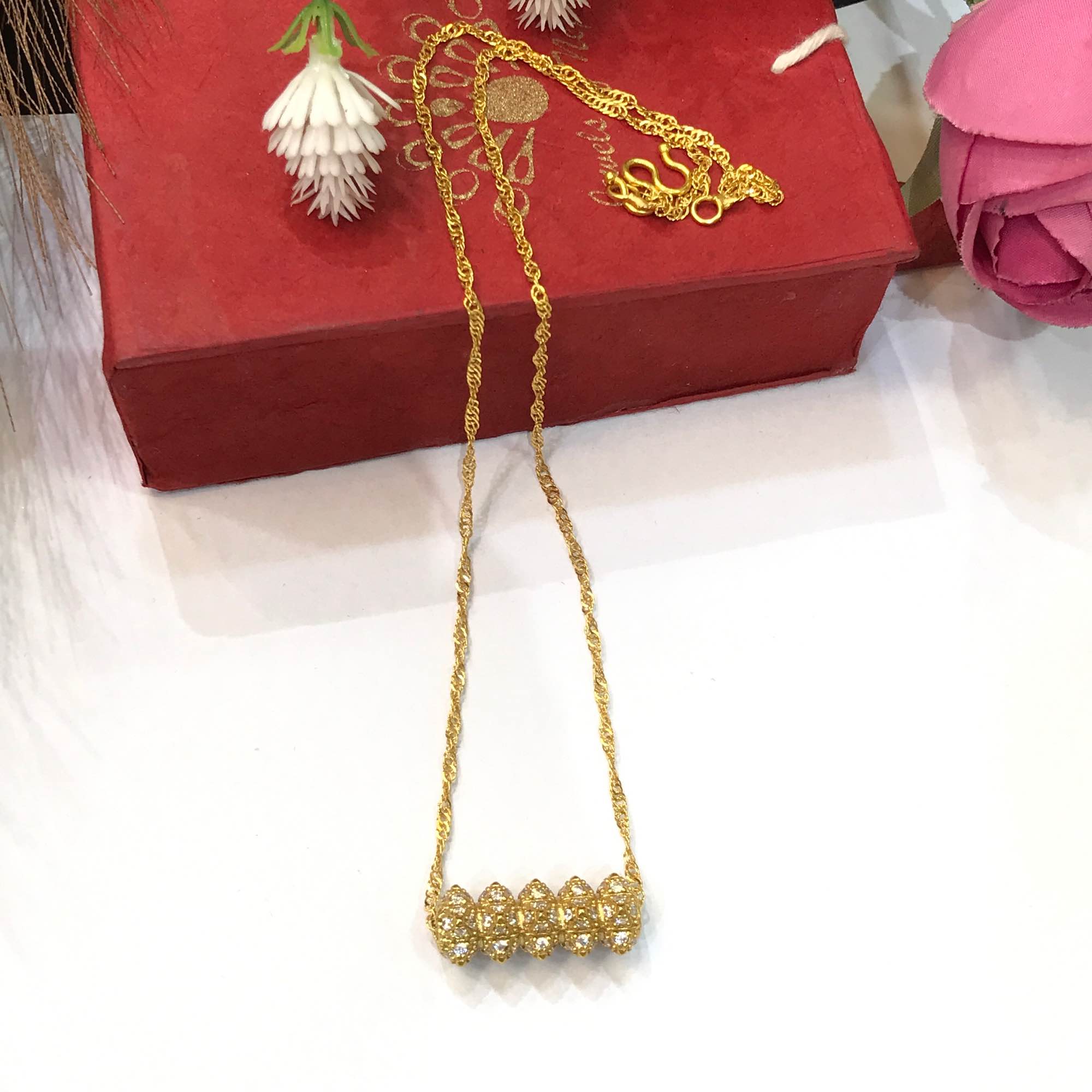 Jewels Of Nepal Gold Plated Tilari For Women - Image 2