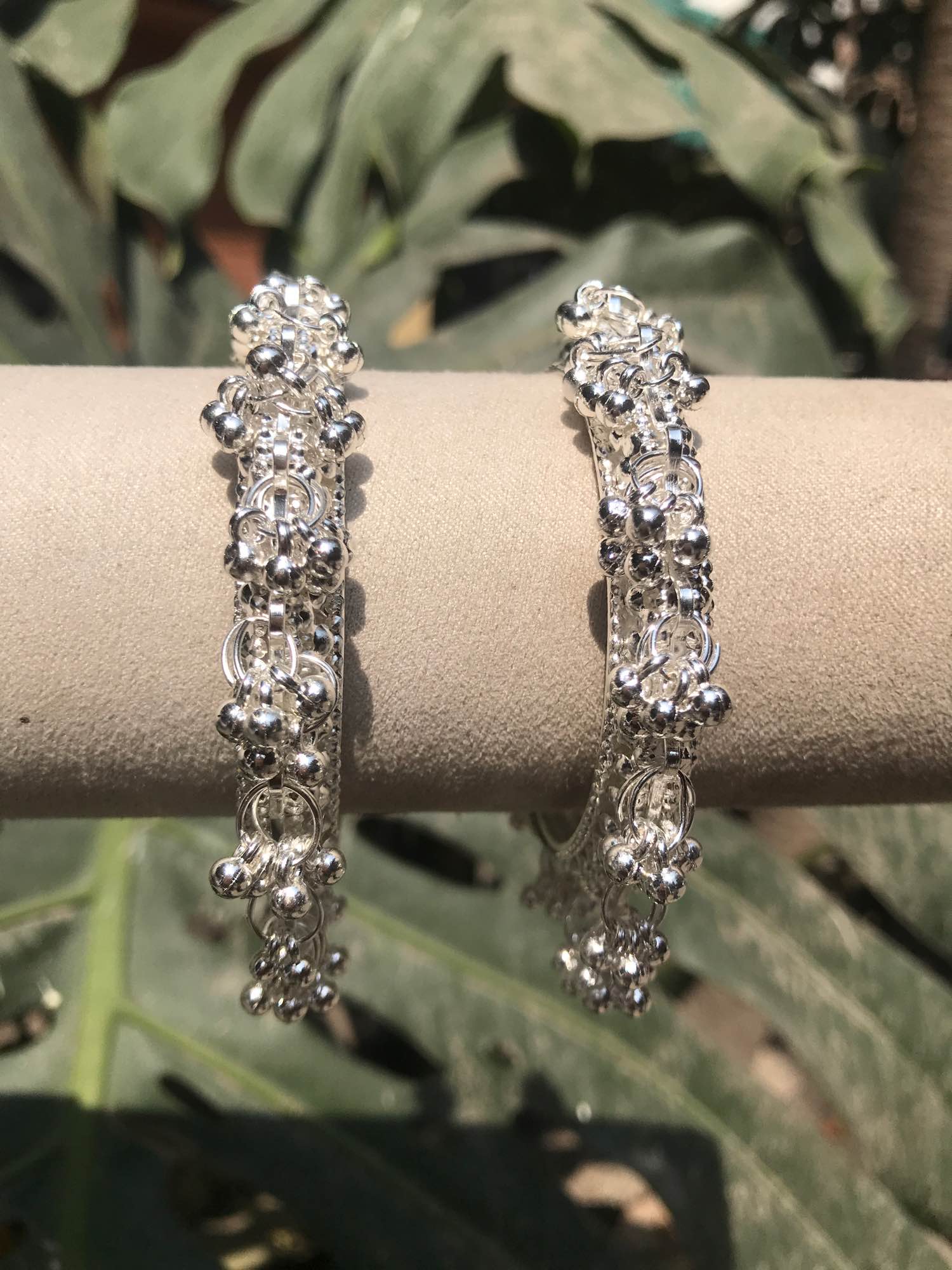 Jewels Of Nepal Silver Kashmiri Bangles For Women - Image 4