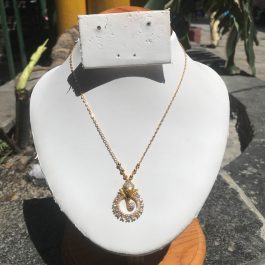 Gold Plated Elephants Desing Necklace For Women