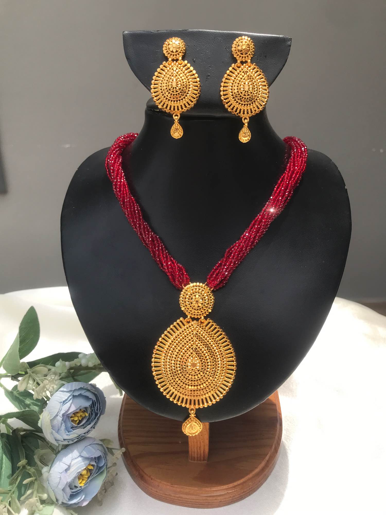 Jewels Of Nepal Gold & High Hydro Long Necklace Sets For Women