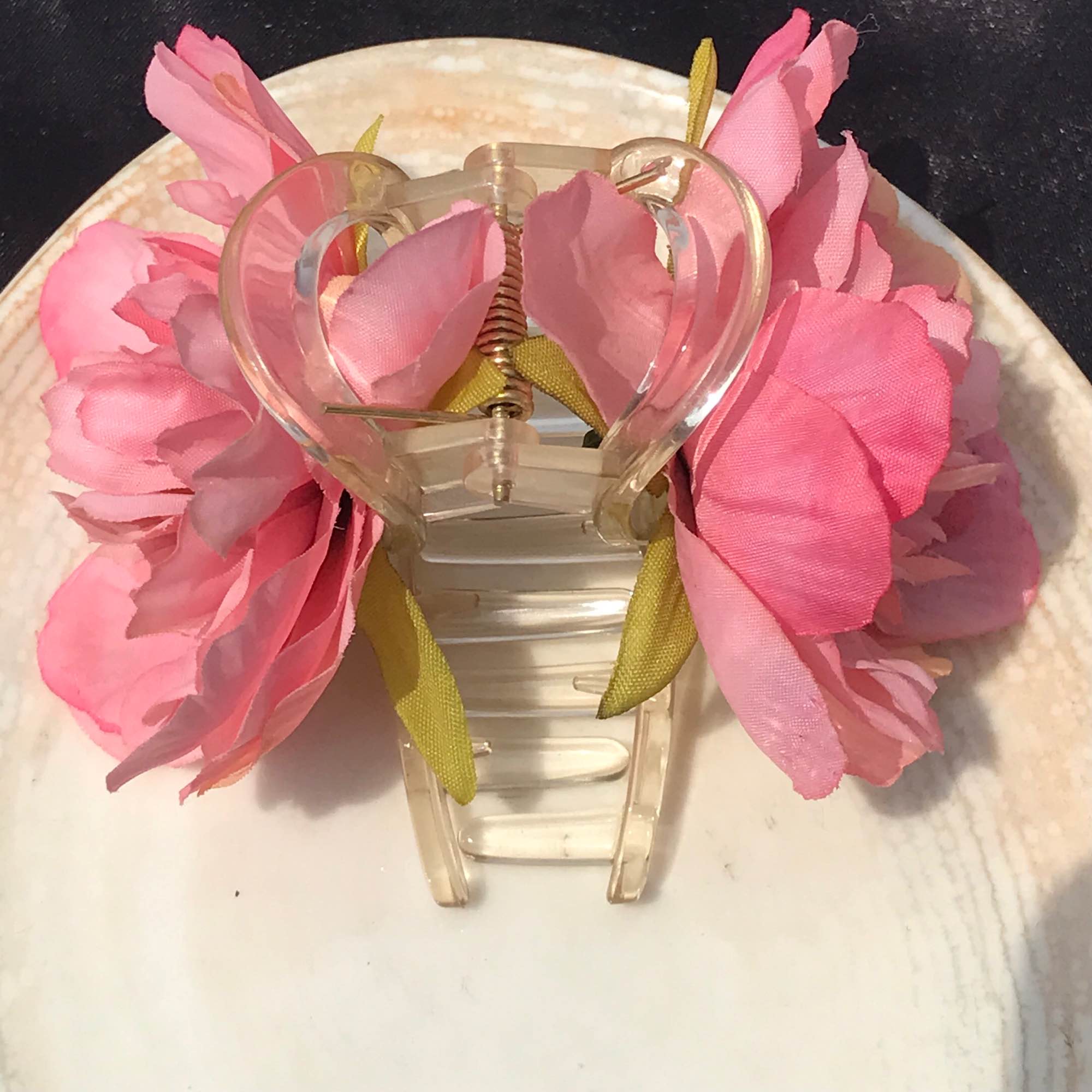 Jewels Of Nepal Chiffon/Flower Claw Clip For Women - Image 5