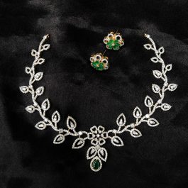 Jewels Of Nepal Australian Diamond Necklace Sets For Women