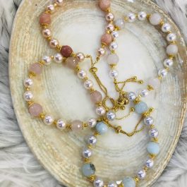 Jewels Of Nepal Gold Plated Pearl Bracelet For Women