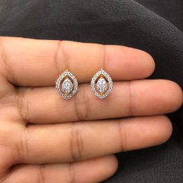 Jewels Of Nepal Australian Diamond Studs For Women