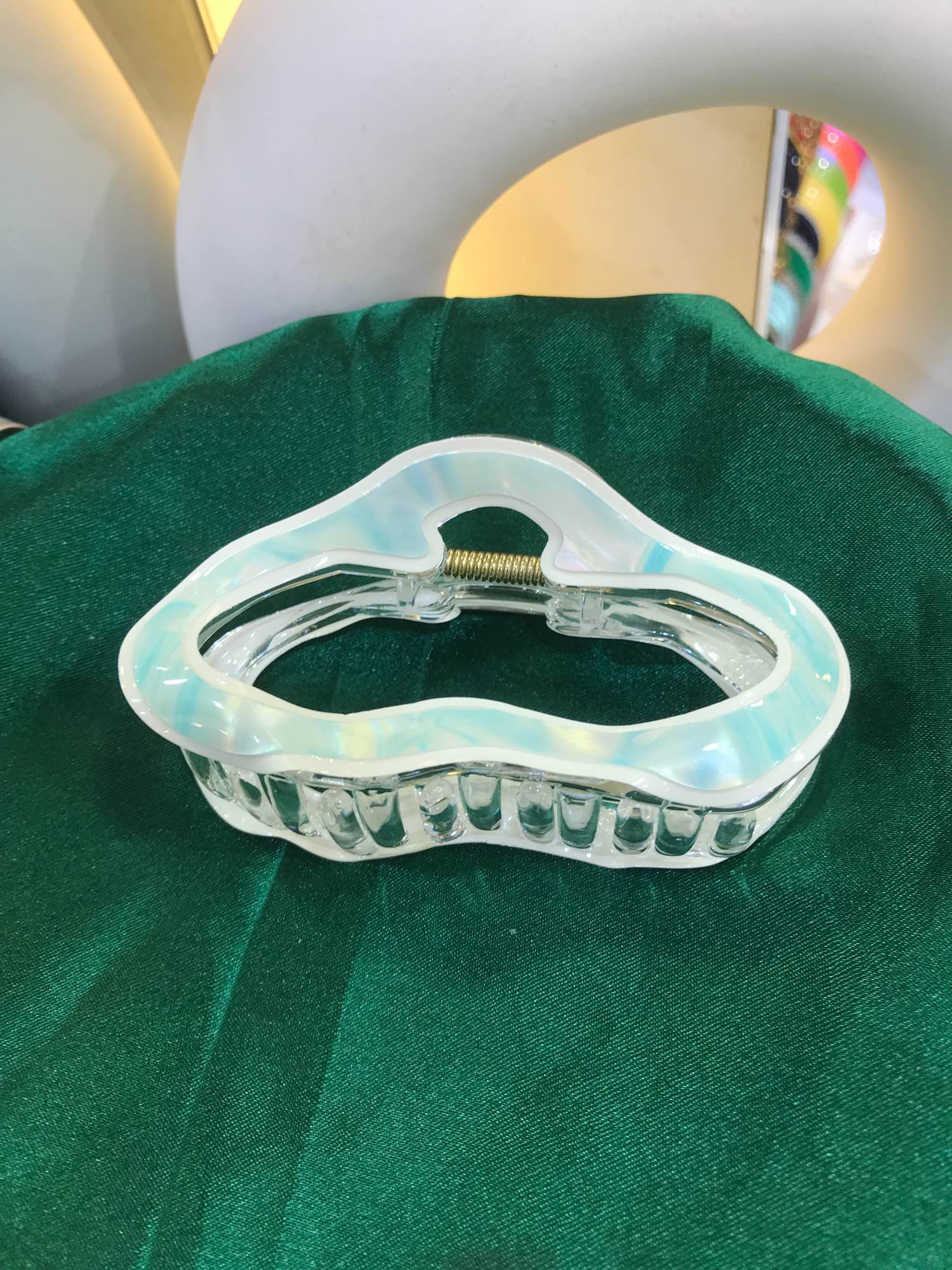 Jewels Of Nepal Acrylic & Plastic Cloud Shape Hair Claw clip For Women - Image 7