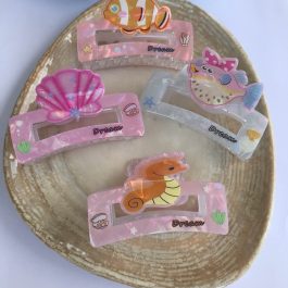 Jewels Of Nepal Animals Design Claw Clip For Women