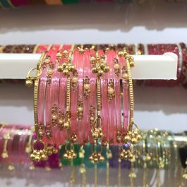 Jewels Of Nepal Light Pink Viral Kashmiri Bangle For Women