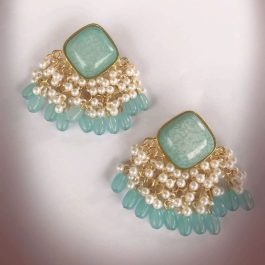 Jewels Of Nepal Moti Faux Drop Earrings For Women