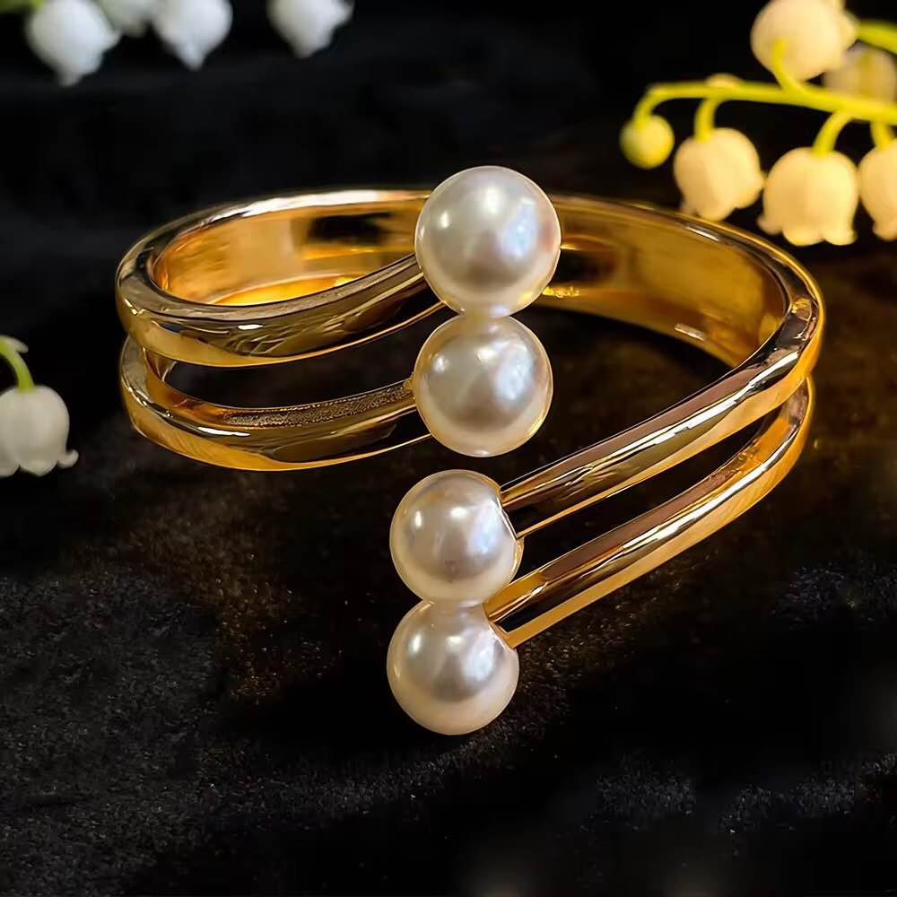 Jewels Of Nepal New Stainless Steel Pearl Bracelet For Women - Image 2