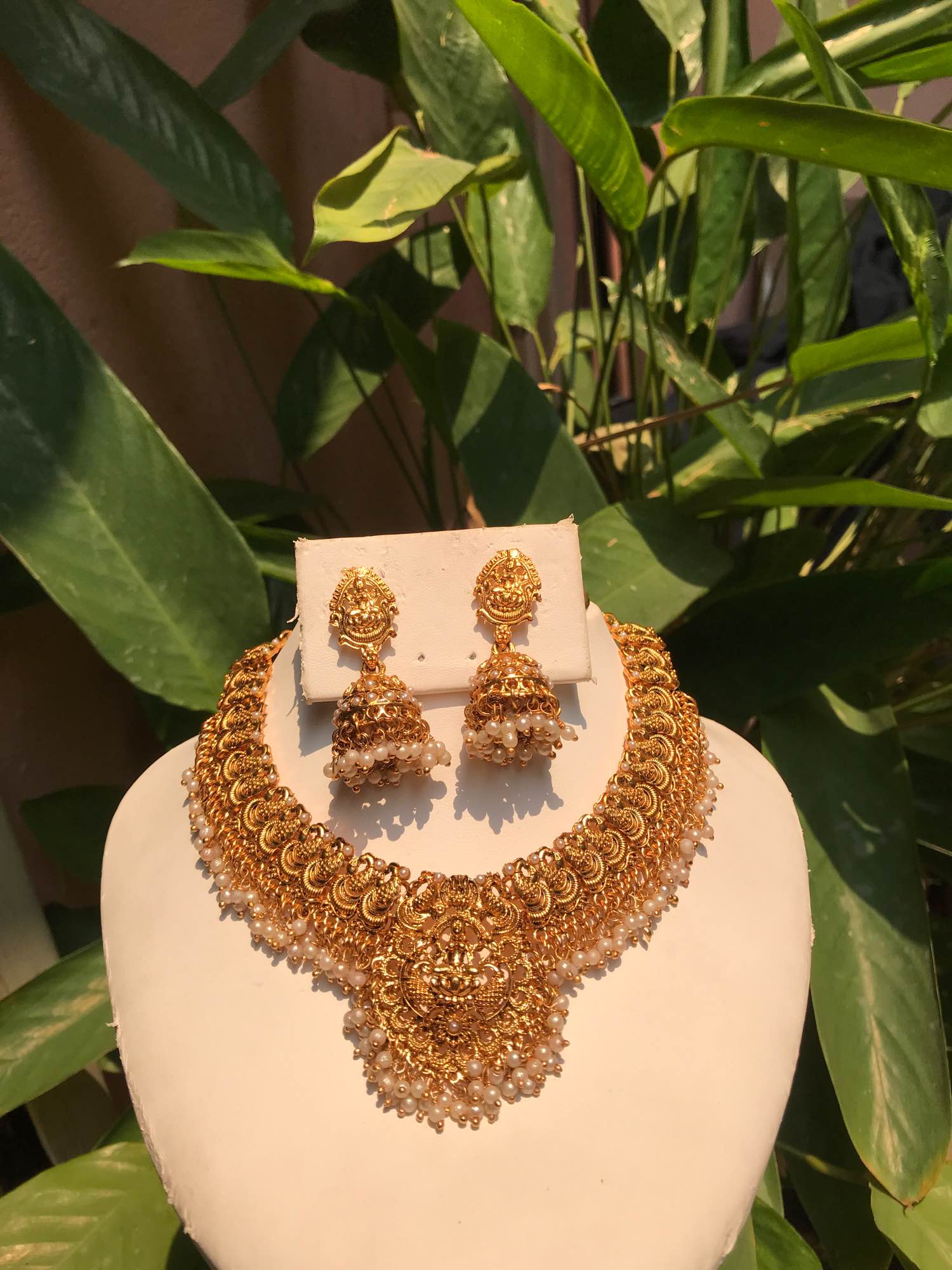Jewels Of Nepal Gold Plated Temple Sets For Women - Image 4