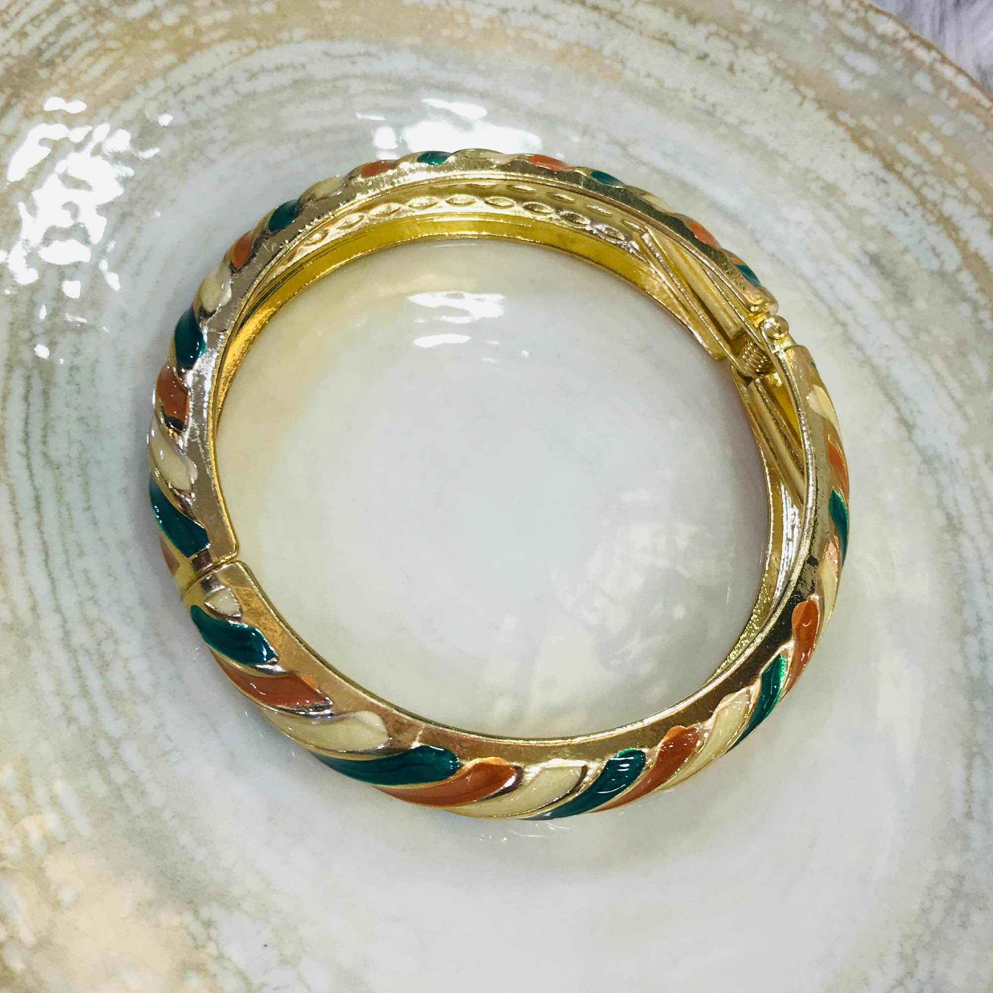 Jewels Of Nepal Stainless Steel Adjustable Bamboo Bangles For Women - Image 5