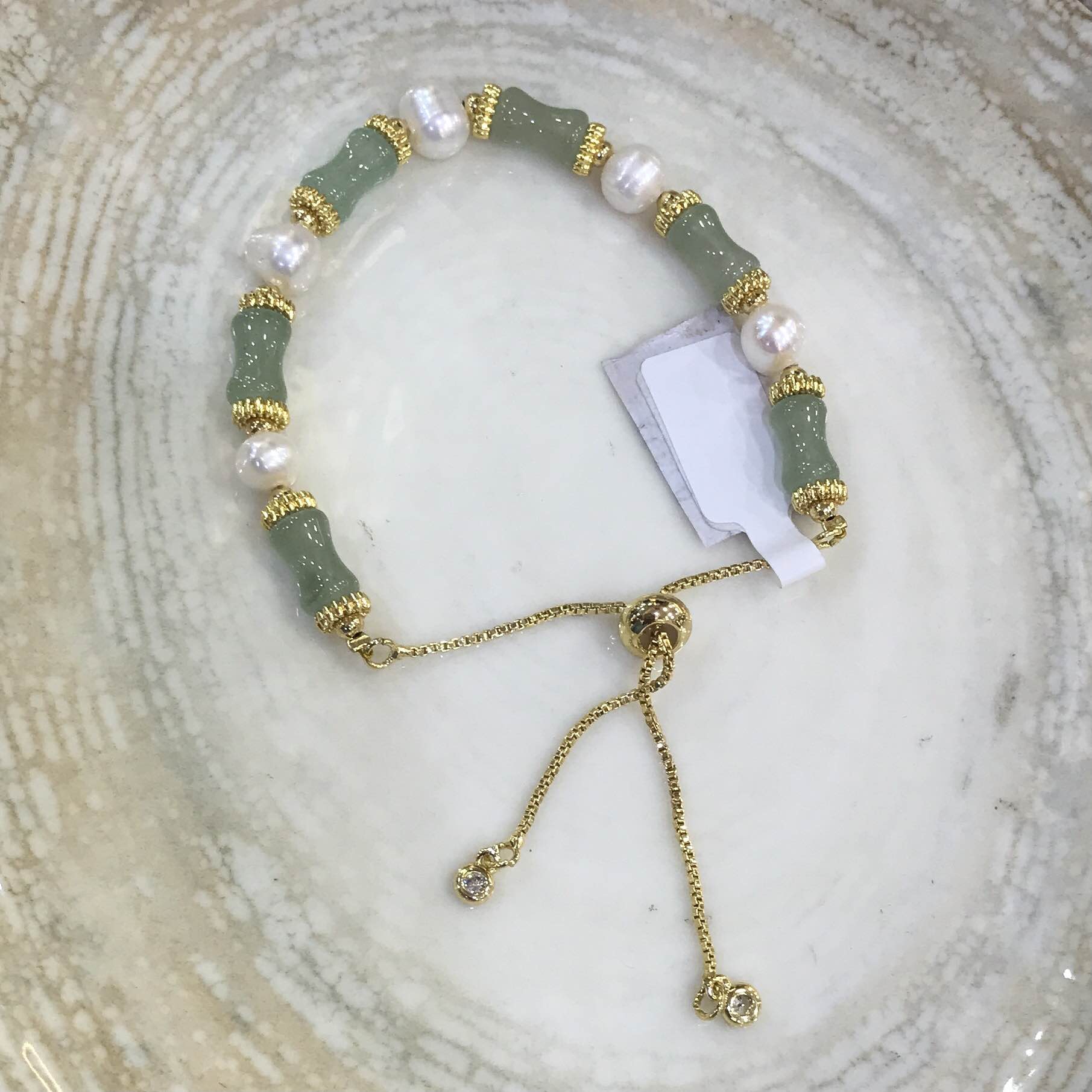 Jewels Of Nepal Gold Plated Pearl Original Bracelet For Women