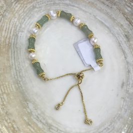 Jewels Of Nepal Gold Plated Pearl Original Bracelet For Women
