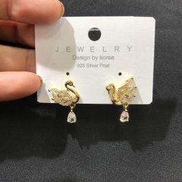Jewels Of Nepal Swan Dangle Korean Drop Earring For women