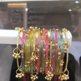 Jewels Of Nepal Multicolored Kashmiri Bangles sets For Women