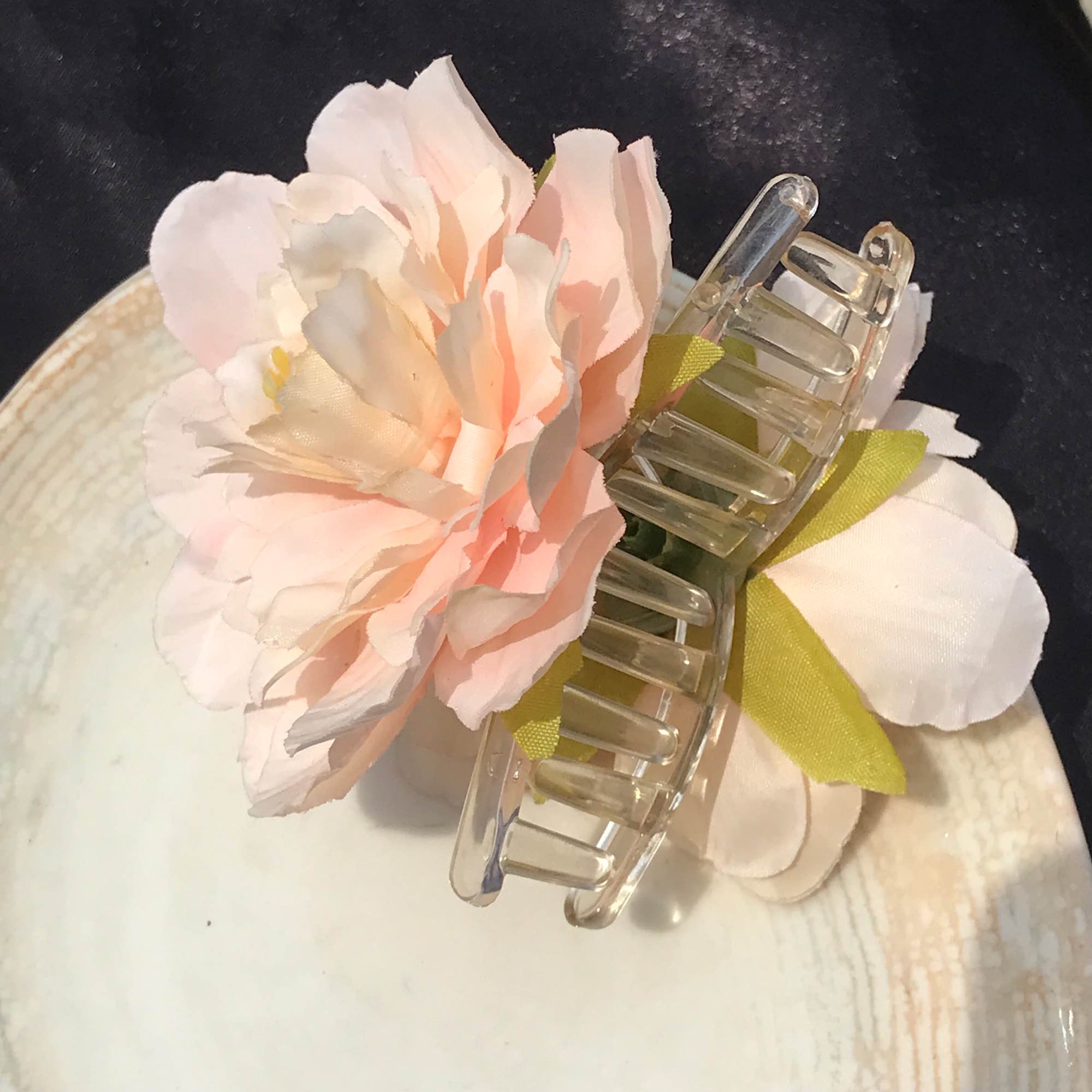 Jewels Of Nepal Chiffon/Flower Claw Clip For Women - Image 4