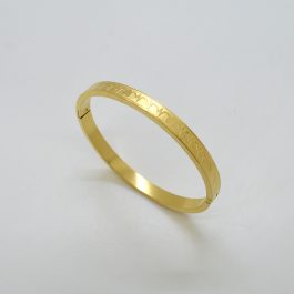 Jewels of Nepal Stainless Steel Bracelet (Lock Style) for Unisex