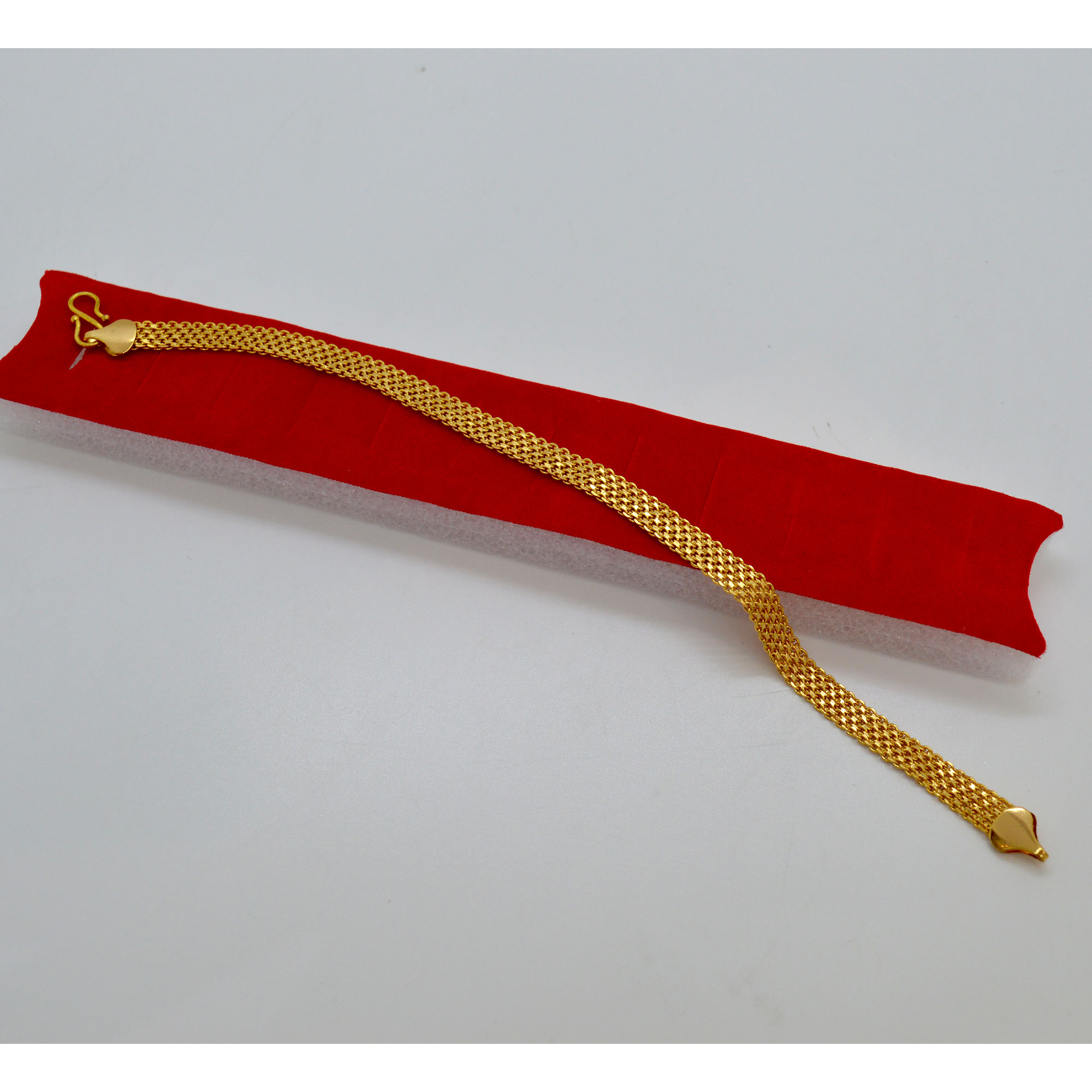 Jewels of Nepal Gold Plated Chain Bracelet- Unisex - Image 2