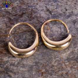 Golden Bali Earrings For Women- Jewels of Nepal