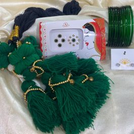 Jewels of Nepal Shrawan / Teej Green Bangles Set for Women