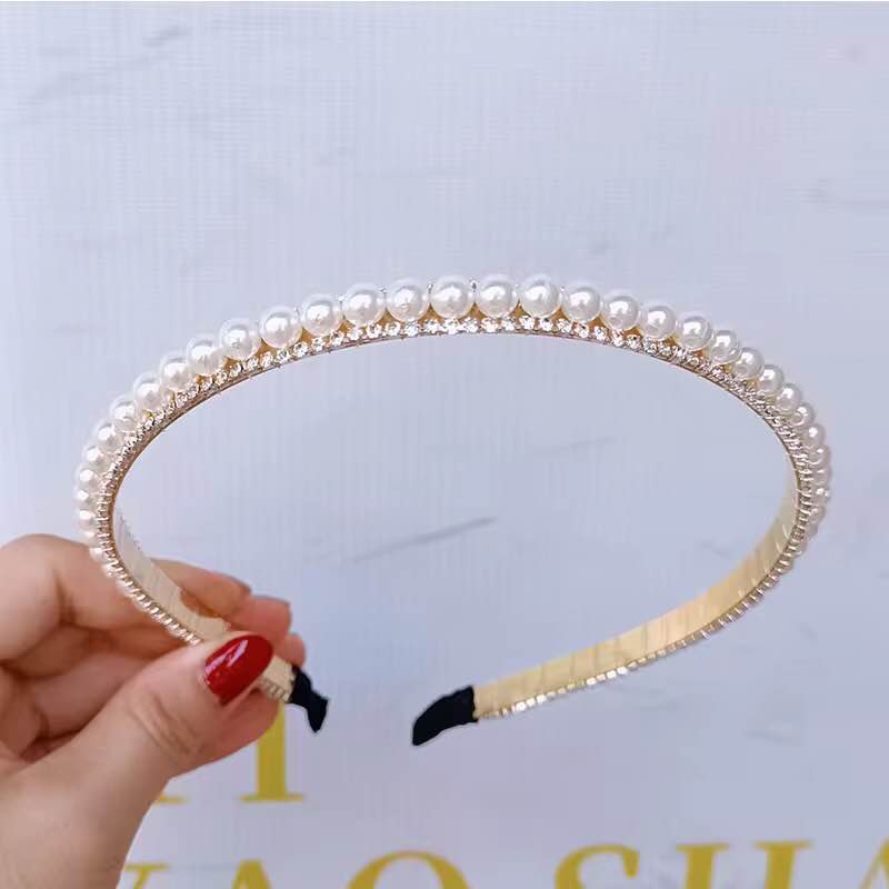 Jewels Of Nepal Pearl Beaded Headband For Women