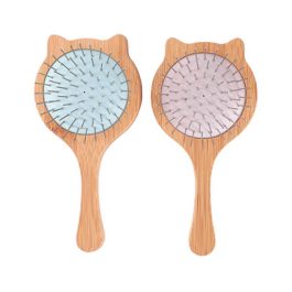 Jewels Of Nepal Cat- Shaped Wooden Hair Brushes For Women