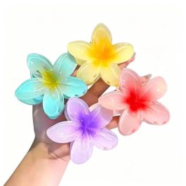 Jewels Of Nepal Flower Small Cute Claw Clip For Women