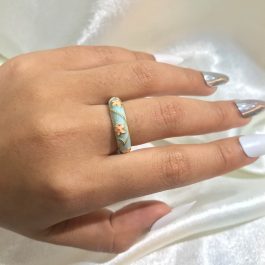 Jewels Of Nepal Stainless Steel Bamboo Ring For Women