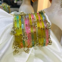 Jewels Of Nepal Shrawan Special Multicolored Kashmiri Bangles Sets For Women