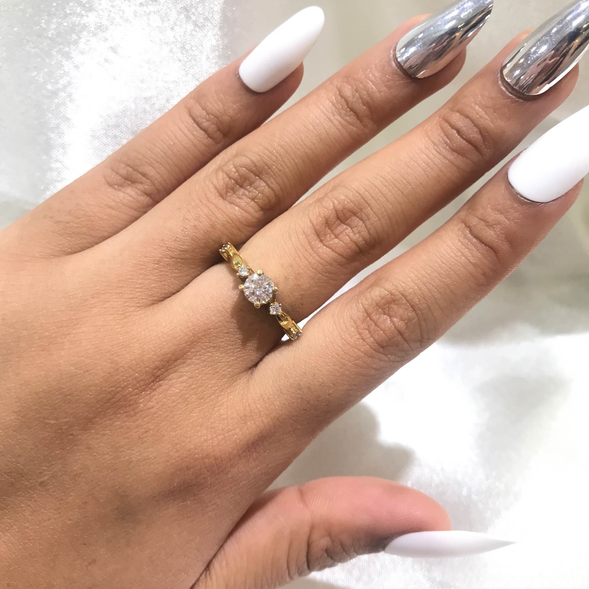 Jewels Of Nepal Premium Panchadhaatu Finger ring For Women - Image 2