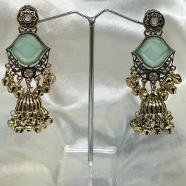 Jewels of Nepal / Traditional Kashmiri Jhumka Earring for Women | Ethnic Party Wear Jewellery