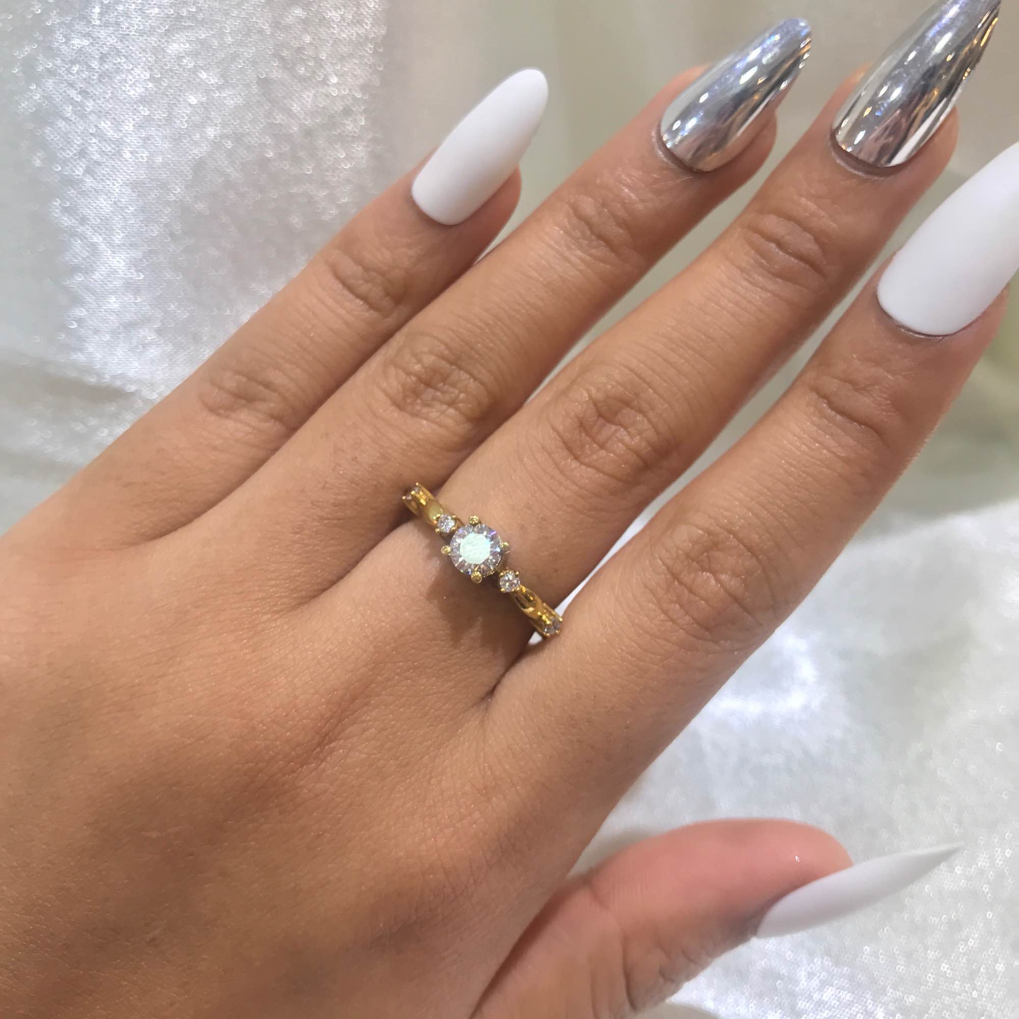 Jewels Of Nepal Premium Panchadhaatu Finger ring For Women - Image 3