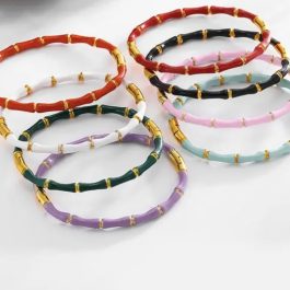 Stainless Steel Bamboo Bracelet
