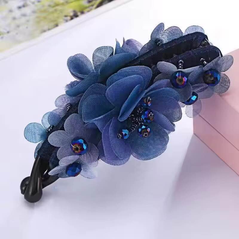 Jewels Of Nepal Froral Hair Banana Claw Clip For Women - Image 2