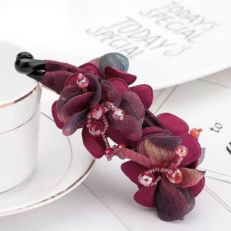 Jewels Of Nepal Froral Hair Banana Claw Clip For Women - Image 8