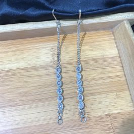 Jewels Of Nepal Silver Crystal Air Chain For Women