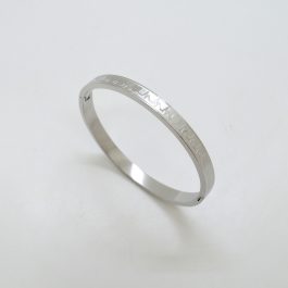 Jewels of Nepal Stainless Steel Bracelet (Lock Style) for Unisex