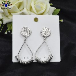 Jewels of Nepal Golden Drop Designed Dangling Earrings For Women
