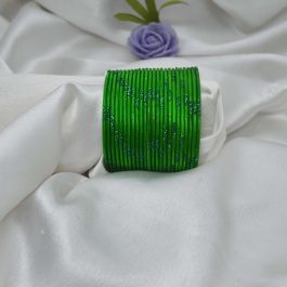 Jewels of Nepal Light Green Bangles / Chura / Churi For Women- 2 dozens (24pcs)