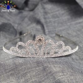 Stone Studded Tiara Crown/Hair Embellishment For Girls