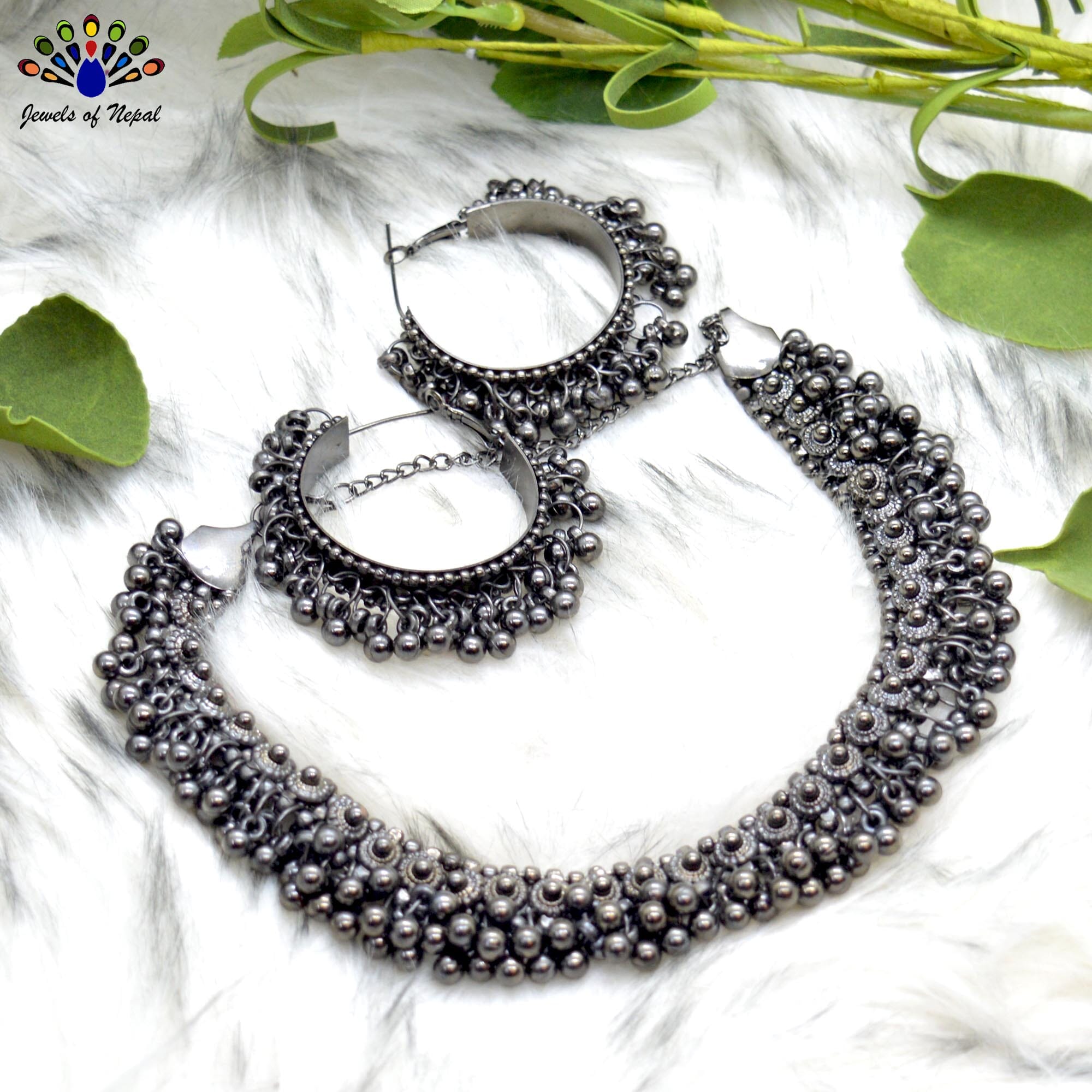Ghungroo Style Jewelry Set for Women- Jewels of Nepal - Image 2