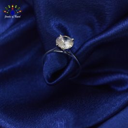 American Diamond 5A Grade Single AD Stone Studded Finger Ring For Women- Jewels of Nepal