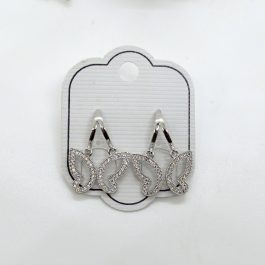 Jewels of Nepal Stone Studded Butterfly Dangling Earrings For Women
