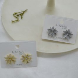 Jewels of Nepal S925 Faux Moonstone Stud Earrings for Women