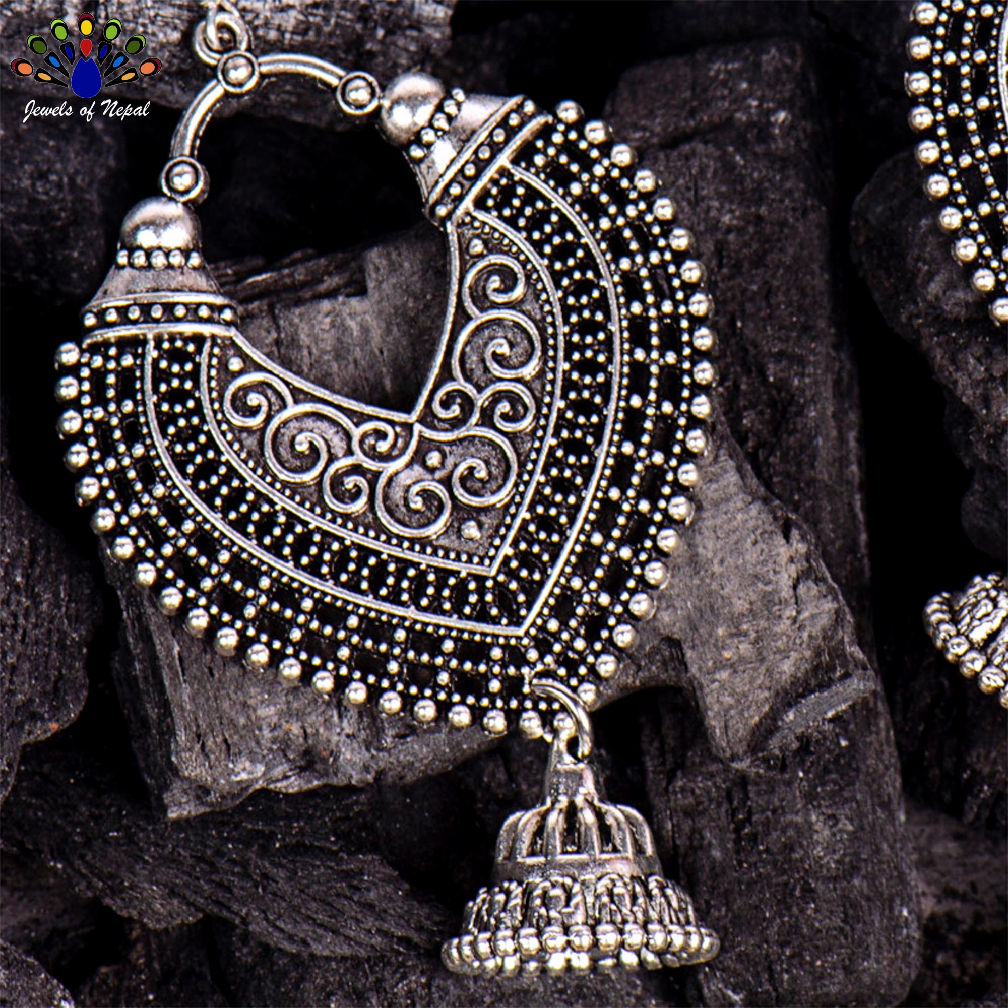 Absract Design Drop Earrings For Women - Image 4