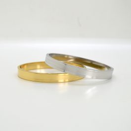 Jewels of Nepal Stainless Steel Plain Bracelet for Men
