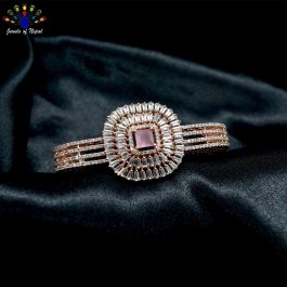Jewels of Nepal American Diamond/Cubic Zirconia Stone AAA Studded Bracelet for Women